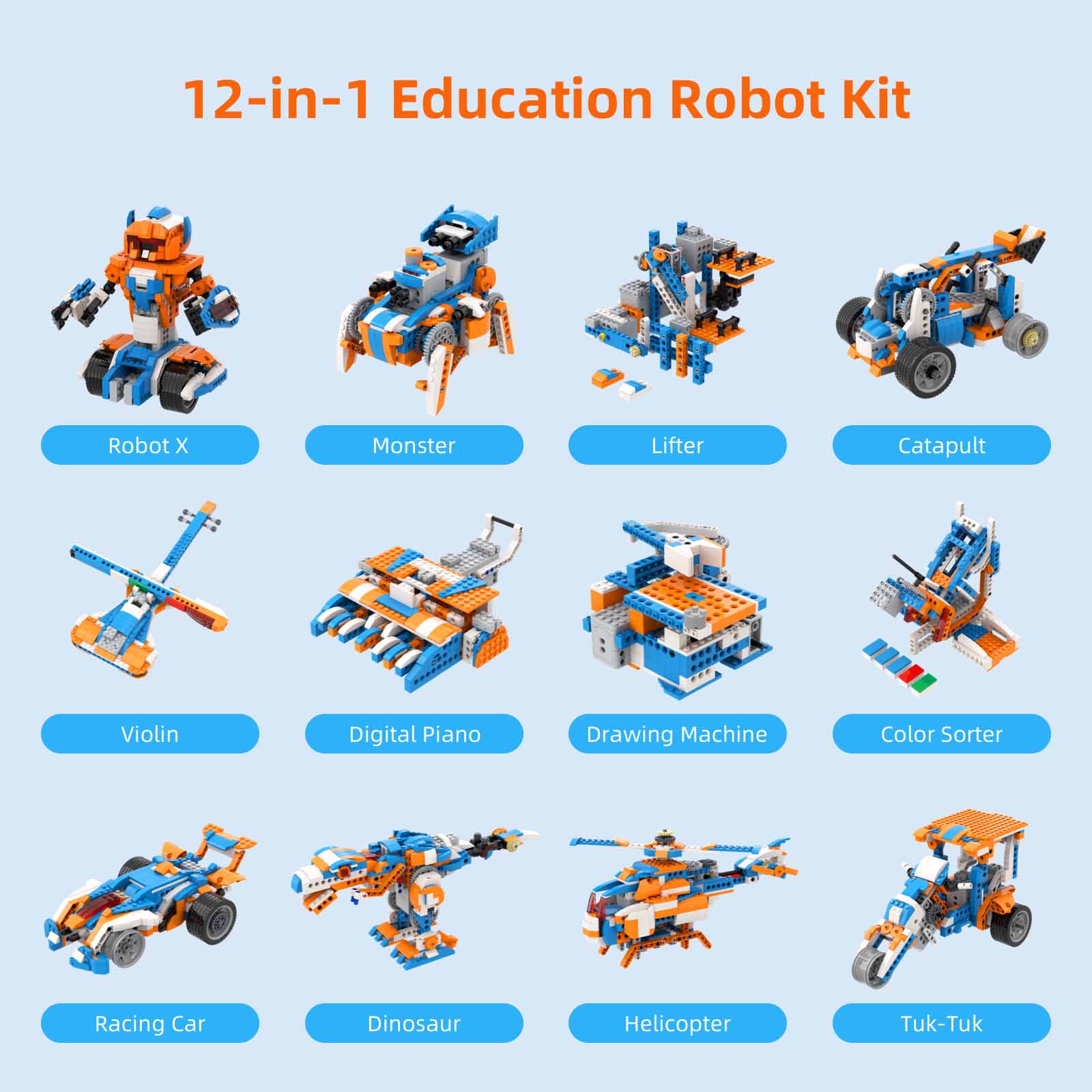 Apitor Robot X | 12in1 上級プログラミングロボット