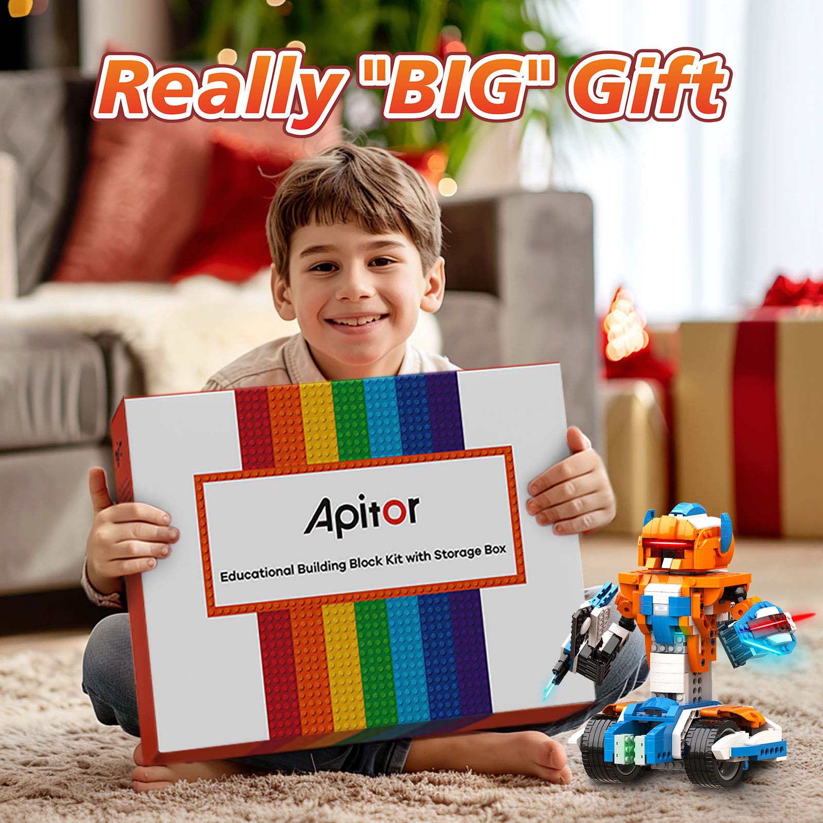 【新品未使用】Apitor Robot X 教育用プログラミングロボット Apitor, Robot, stem education, robot kits